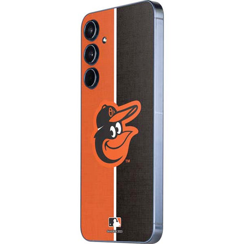 MLB Baltimore Orioles Split Galaxy A55 5G Skin